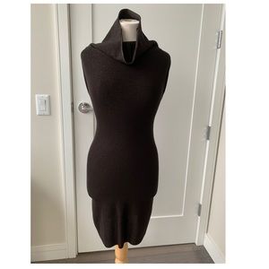 Sarah Pacini Brown Metallic Dress